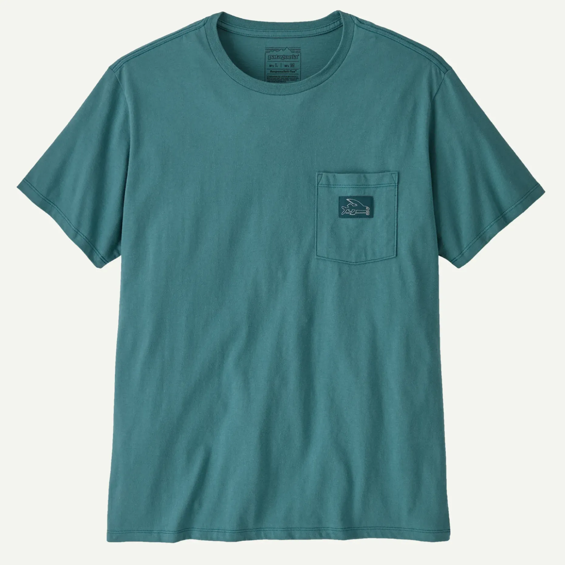 Flying Fish Tides Organic Pocket T-Shirt