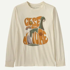 Kids' Long-Sleeved Regenerative Organic Certified&reg; Cotton Graphic T-Shirt
