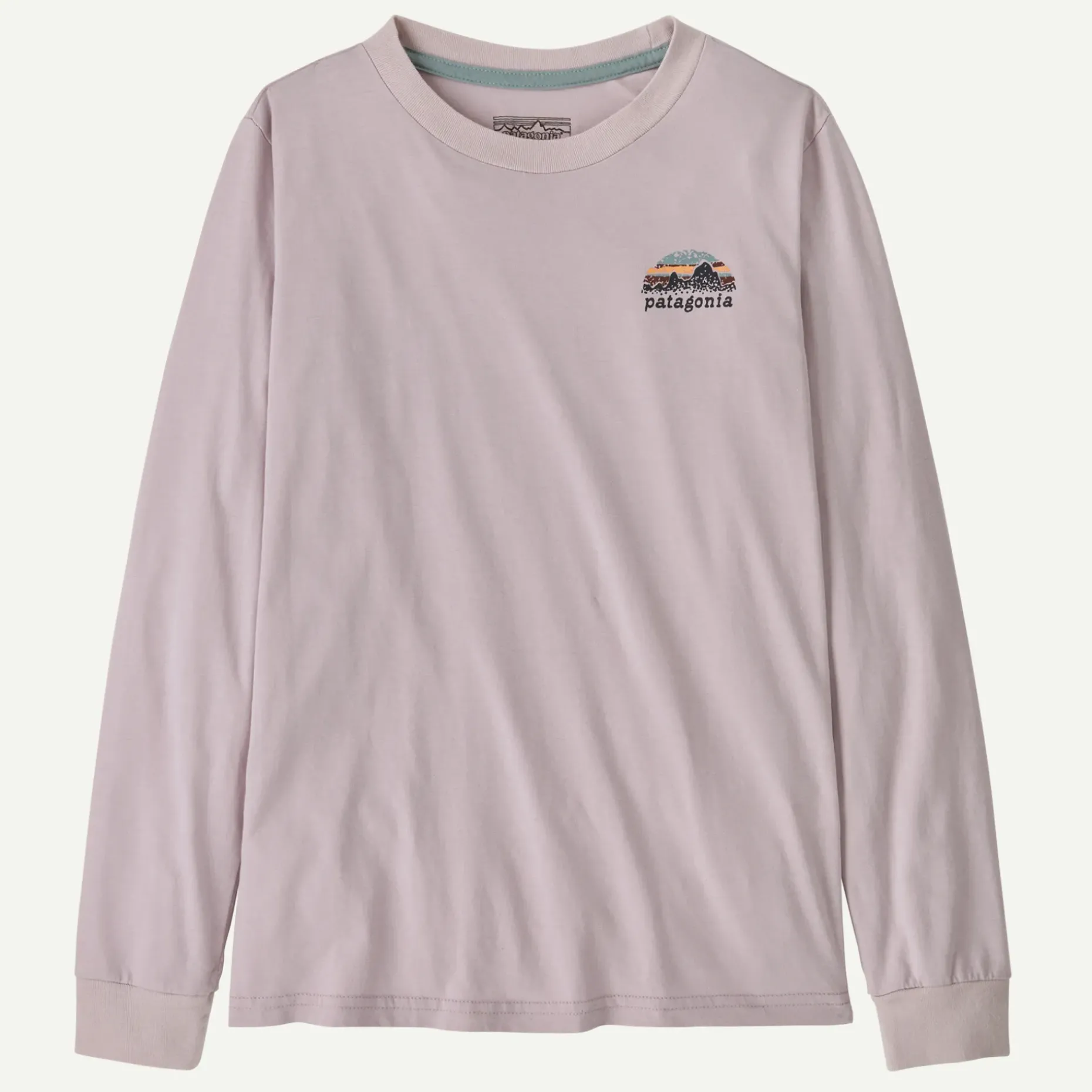 Kids' Long-Sleeved Skyline Stencil T-Shirt