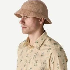 Lightweight Waxed Cotton Bucket Hat