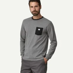 Long-Sleeved Shop Sticker Pocket Responsibili-Tee®