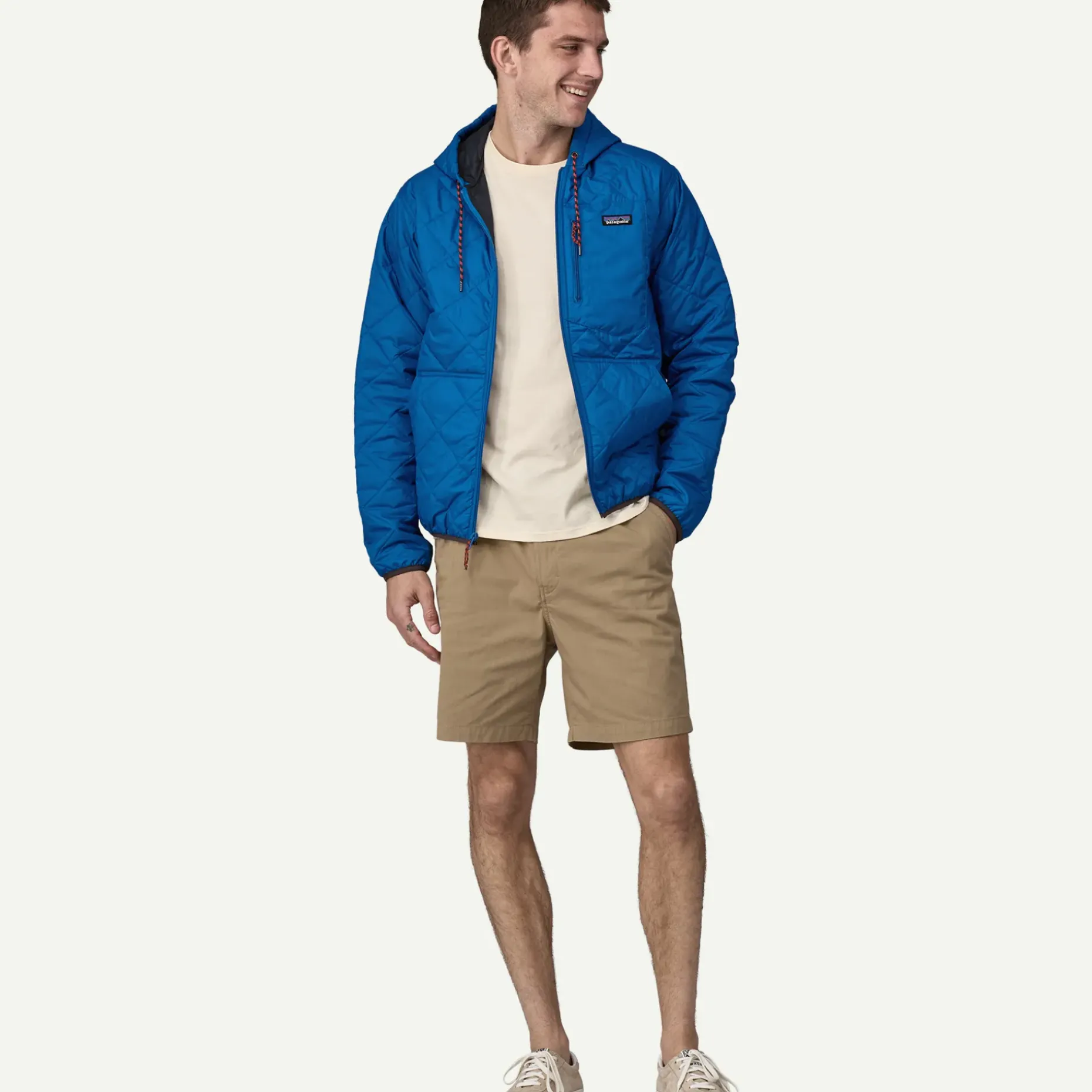 Men's Diamond Quilted Bomber Hoody