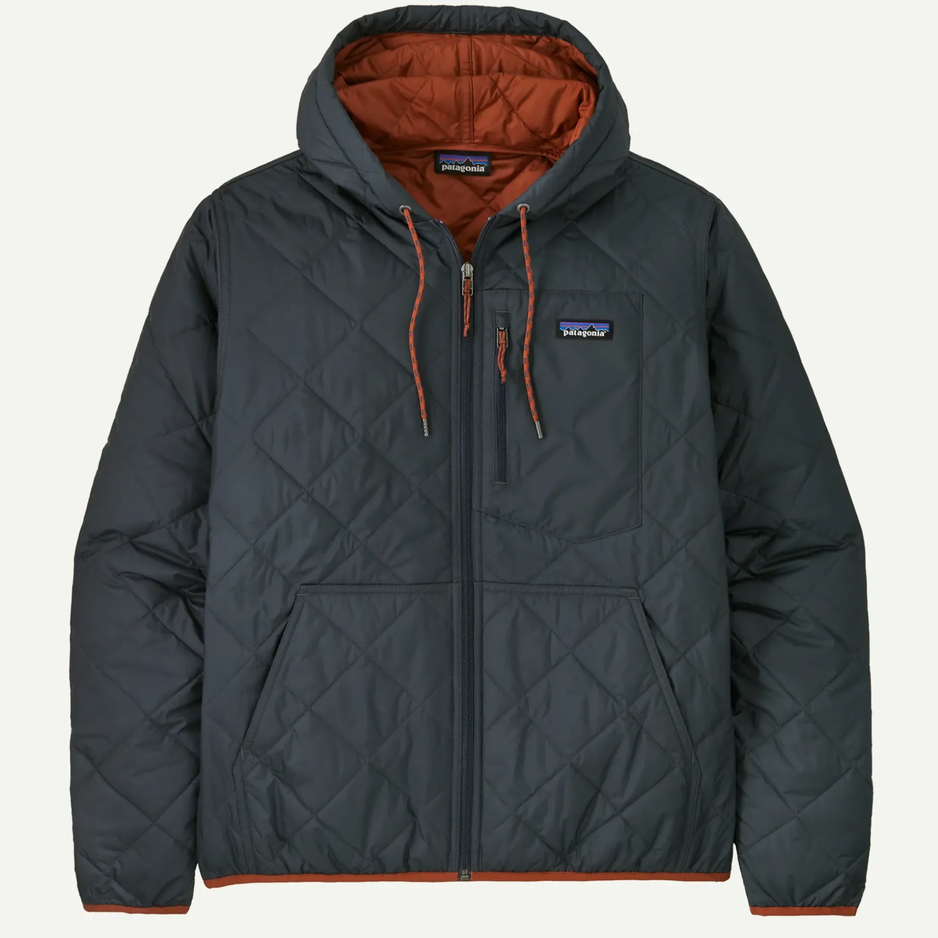 Men's Diamond Quilted Bomber Hoody