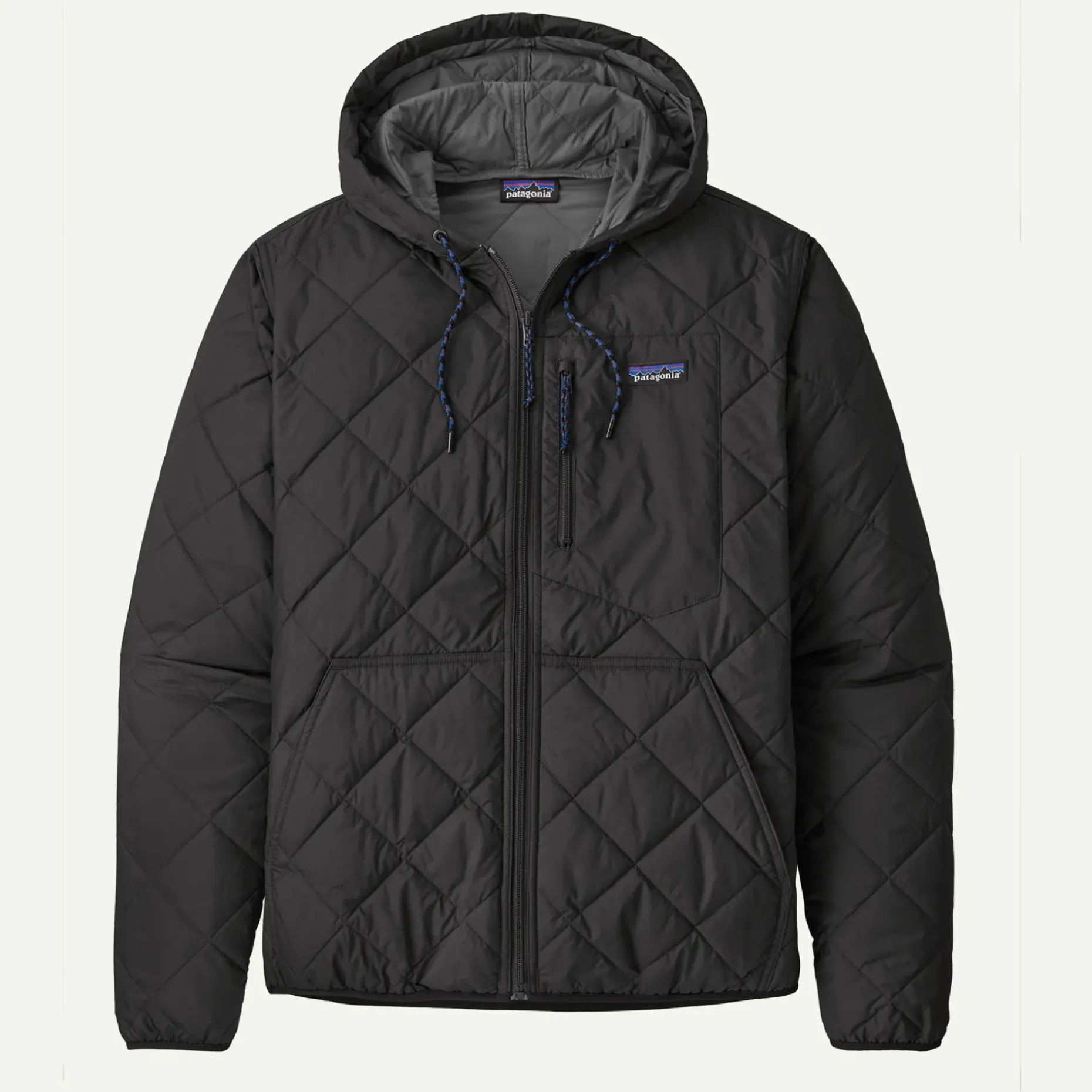 Men's Diamond Quilted Bomber Hoody