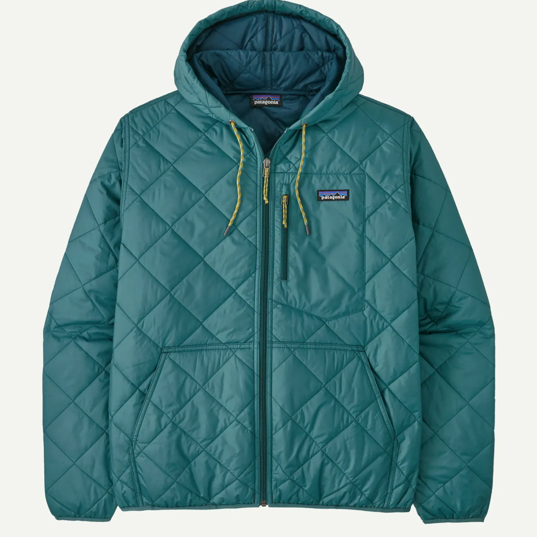 Men's Diamond Quilted Bomber Hoody