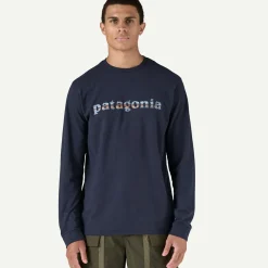 Men's Long-Sleeved '73 Text Logo Responsibili-Tee&reg;