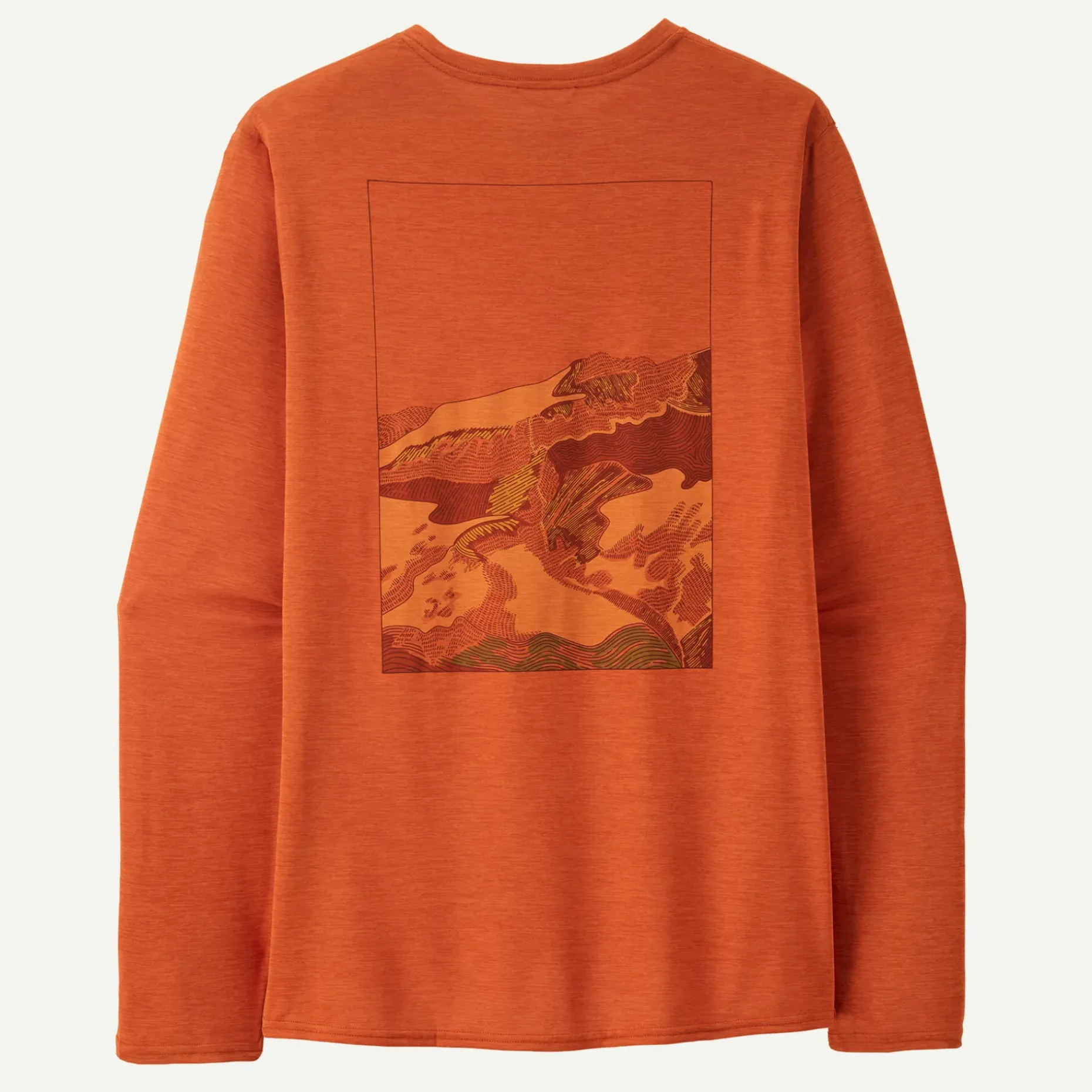 Men's Long-Sleeved Capilene® Cool Daily Graphic Shirt - Lands