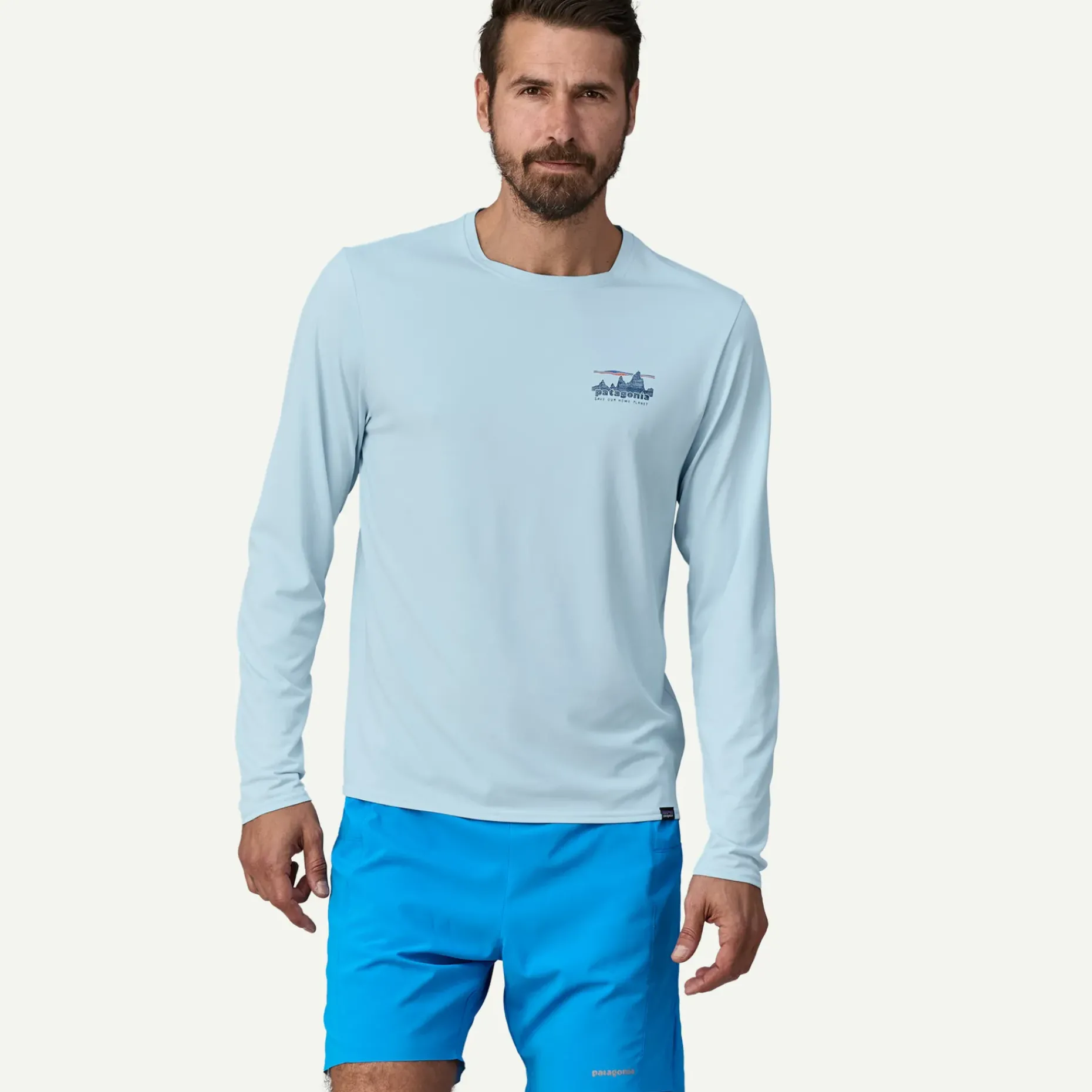 Men's Long-Sleeved Capilene® Cool Daily Graphic Shirt
