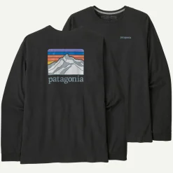 Men's Long-Sleeved Line Logo Ridge Responsibili-Tee®