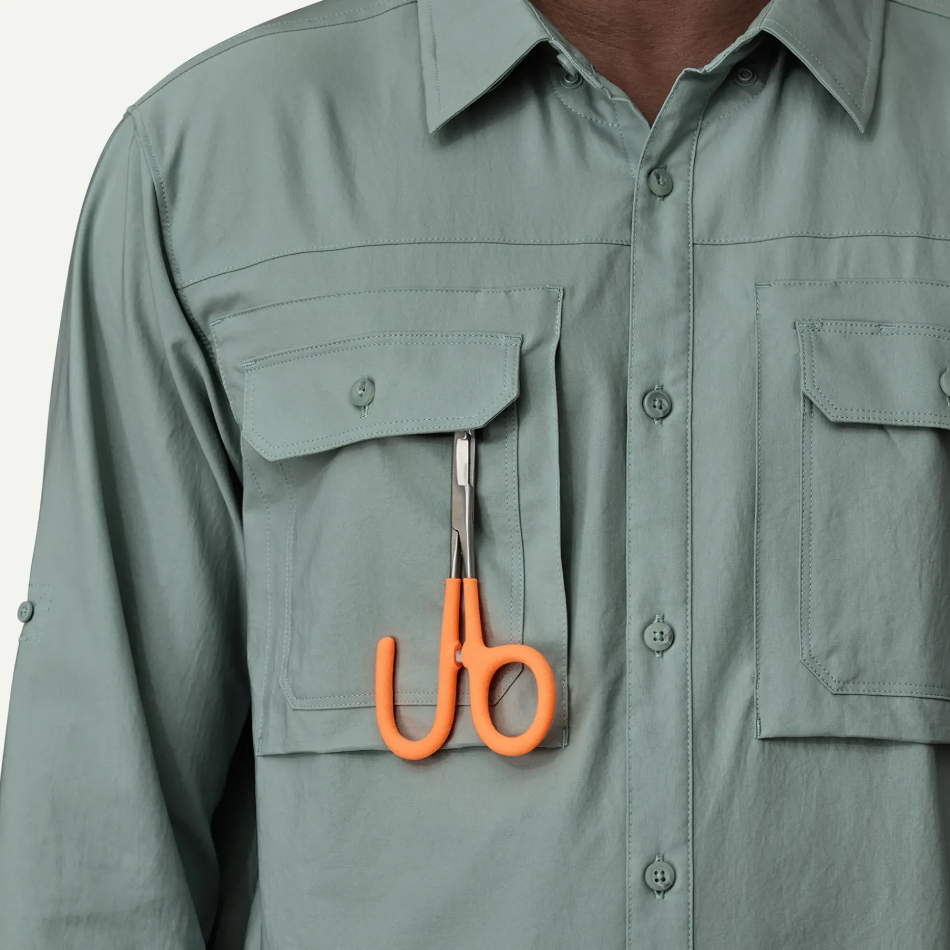 Men's Long-Sleeved Self-Guided Sun Shirt