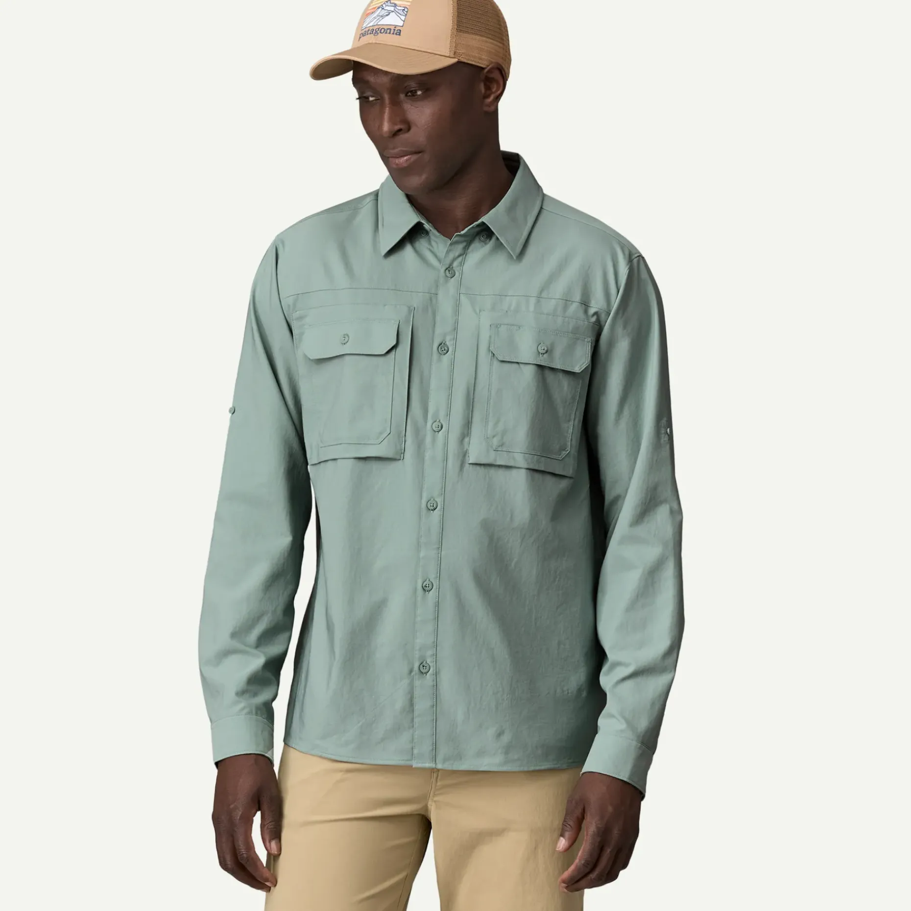 Men's Long-Sleeved Self-Guided Sun Shirt