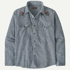Men's Long-Sleeved Western Snap Shirt
