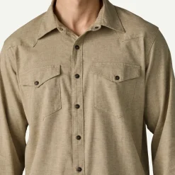 Men's Long-Sleeved Western Snap Shirt