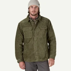 Men's Pile-Lined Corduroy Shirt Jacket