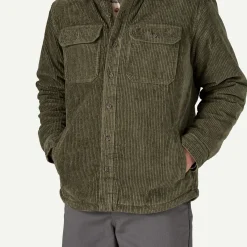 Men's Pile-Lined Corduroy Shirt Jacket