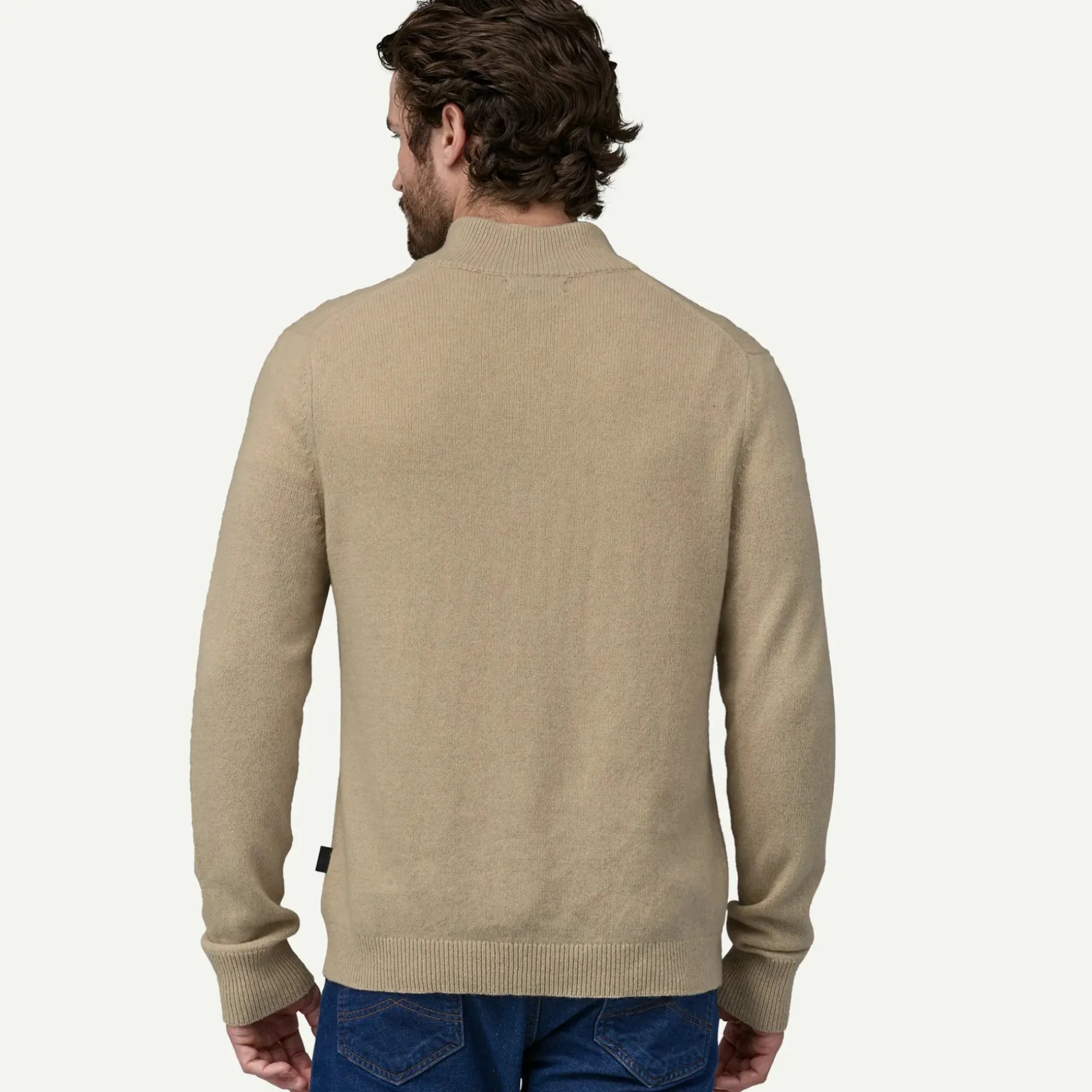 Men's Recycled Cashmere 1/4-Zip Sweater