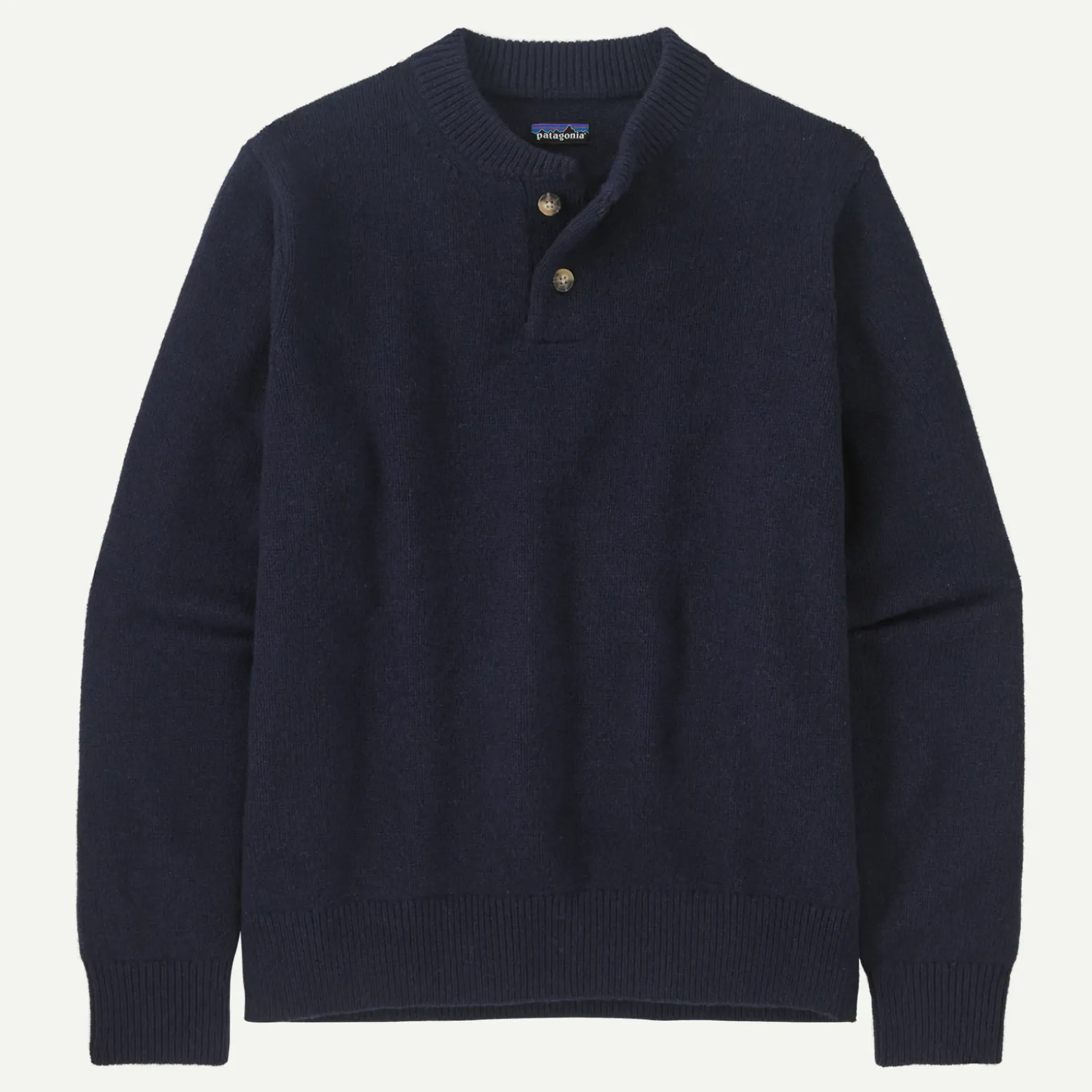 Men's Recycled Wool-Blend Buttoned Sweater