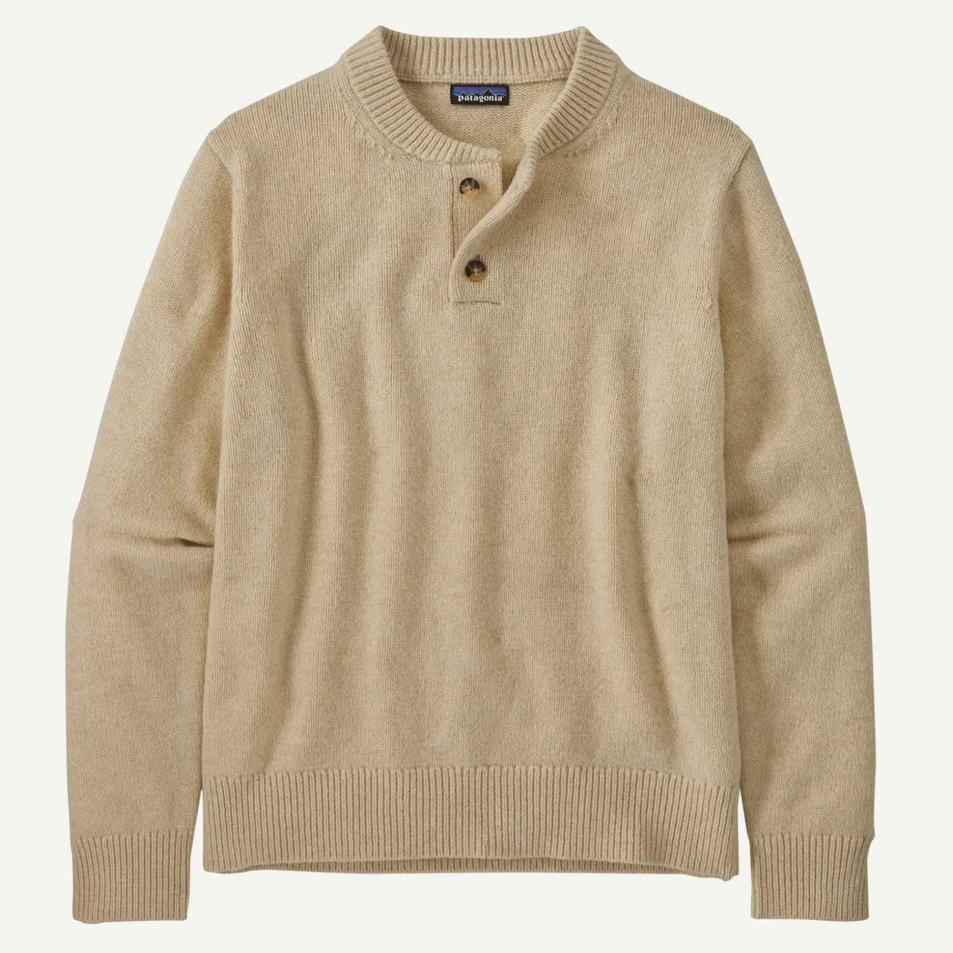 Men's Recycled Wool-Blend Buttoned Sweater