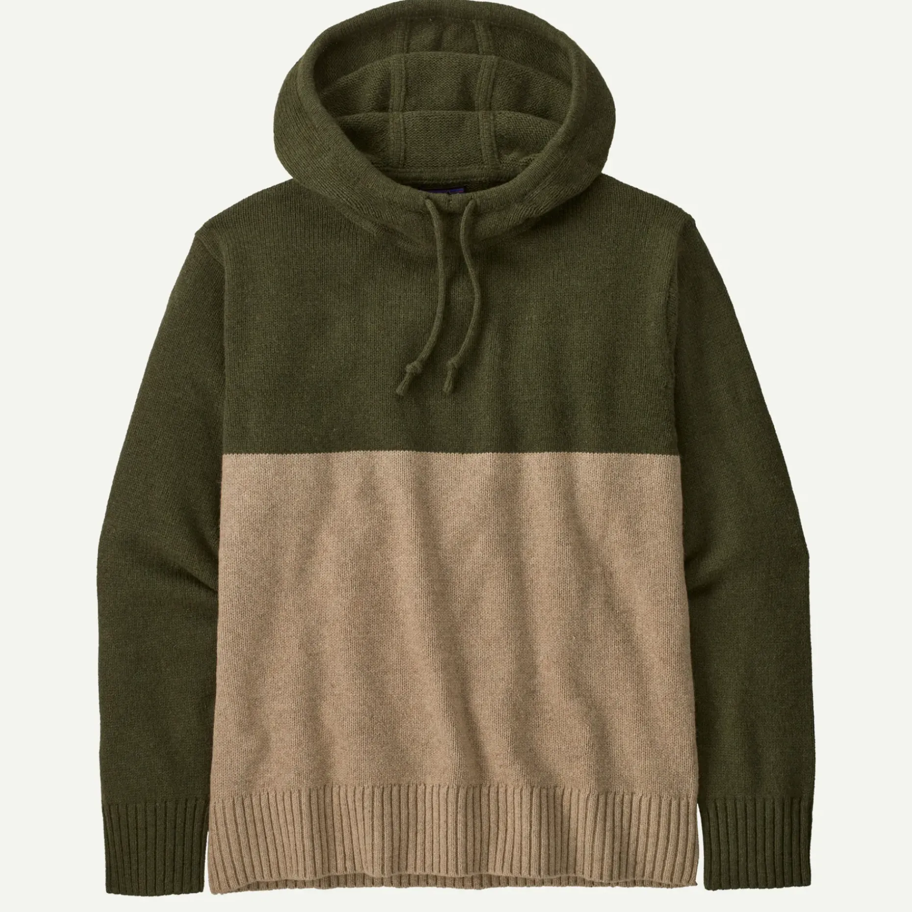 Men's Recycled Wool-Blend Sweater Hoody