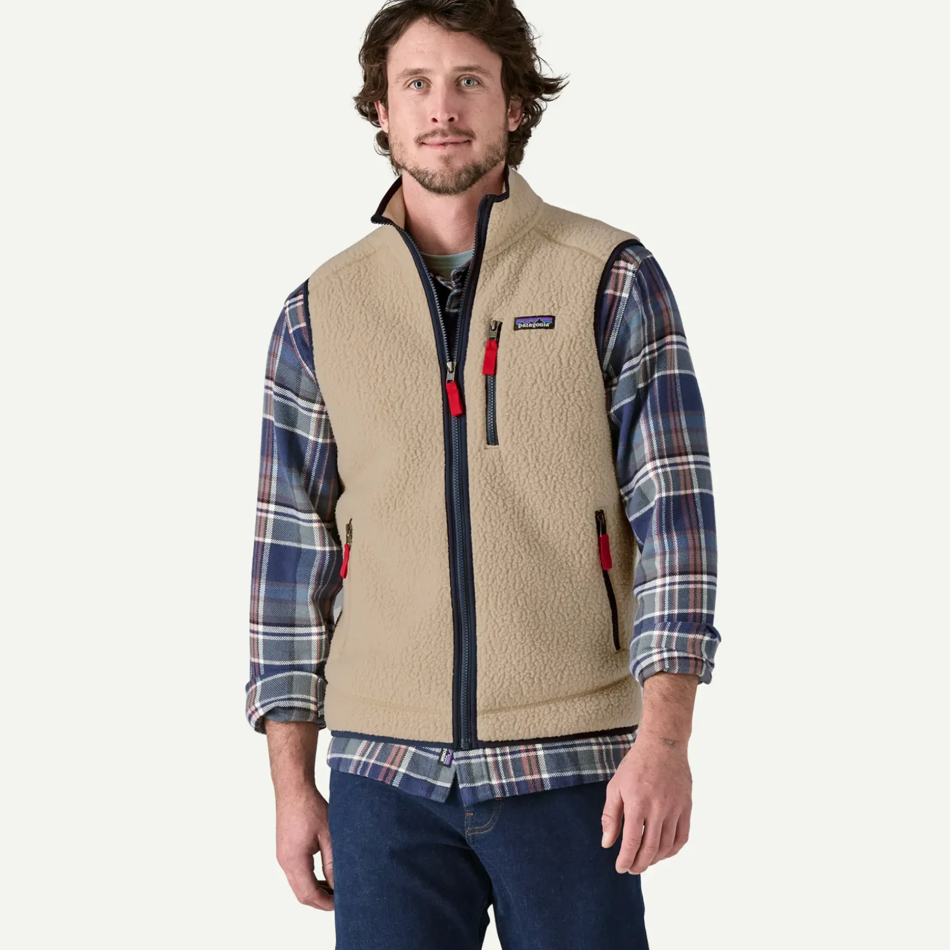 Men's Retro Pile Fleece Vest