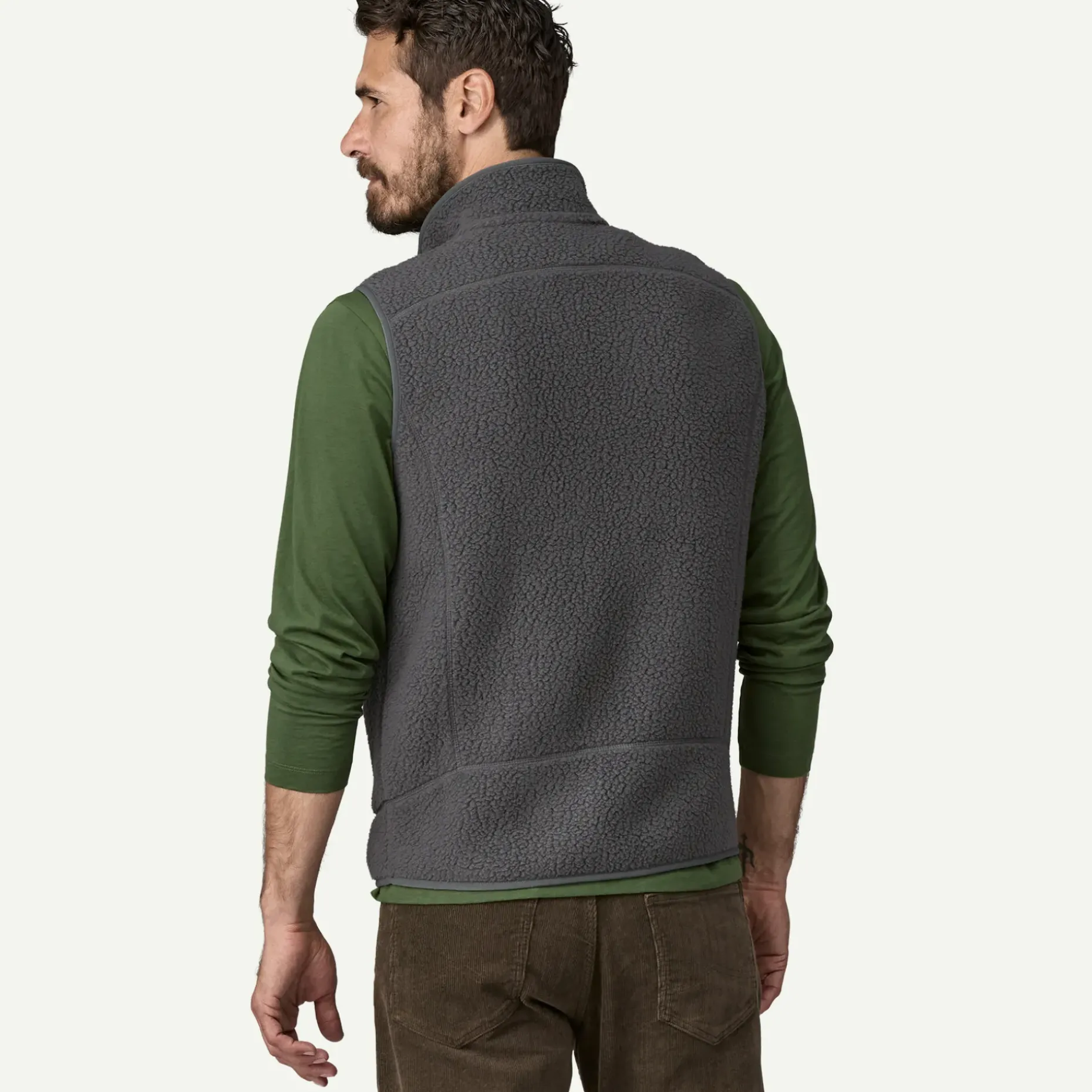 Men's Retro Pile Fleece Vest