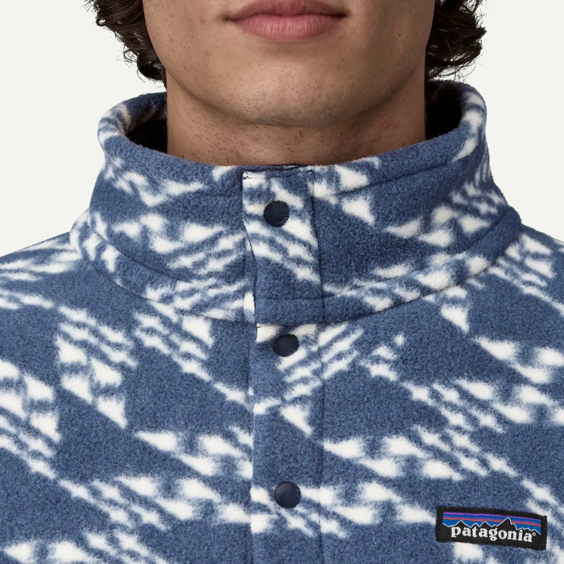 Men's Retro Pile Half-Snap Fleece Pullover