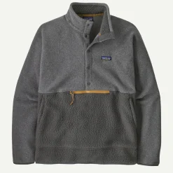 Men's Retro Pile Half-Snap Fleece Pullover