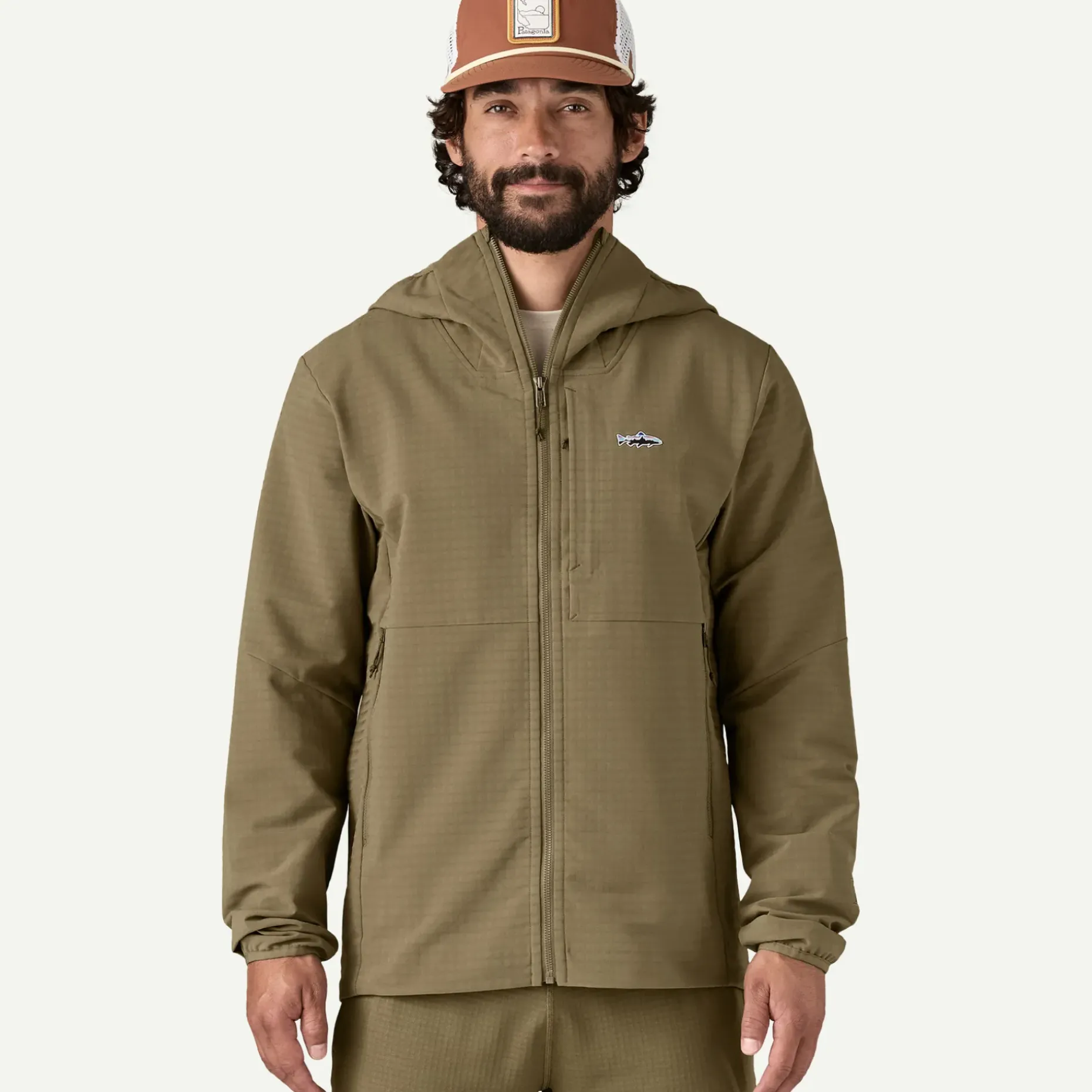 Men's R1® TechFace Fitz Roy Trout Hoody