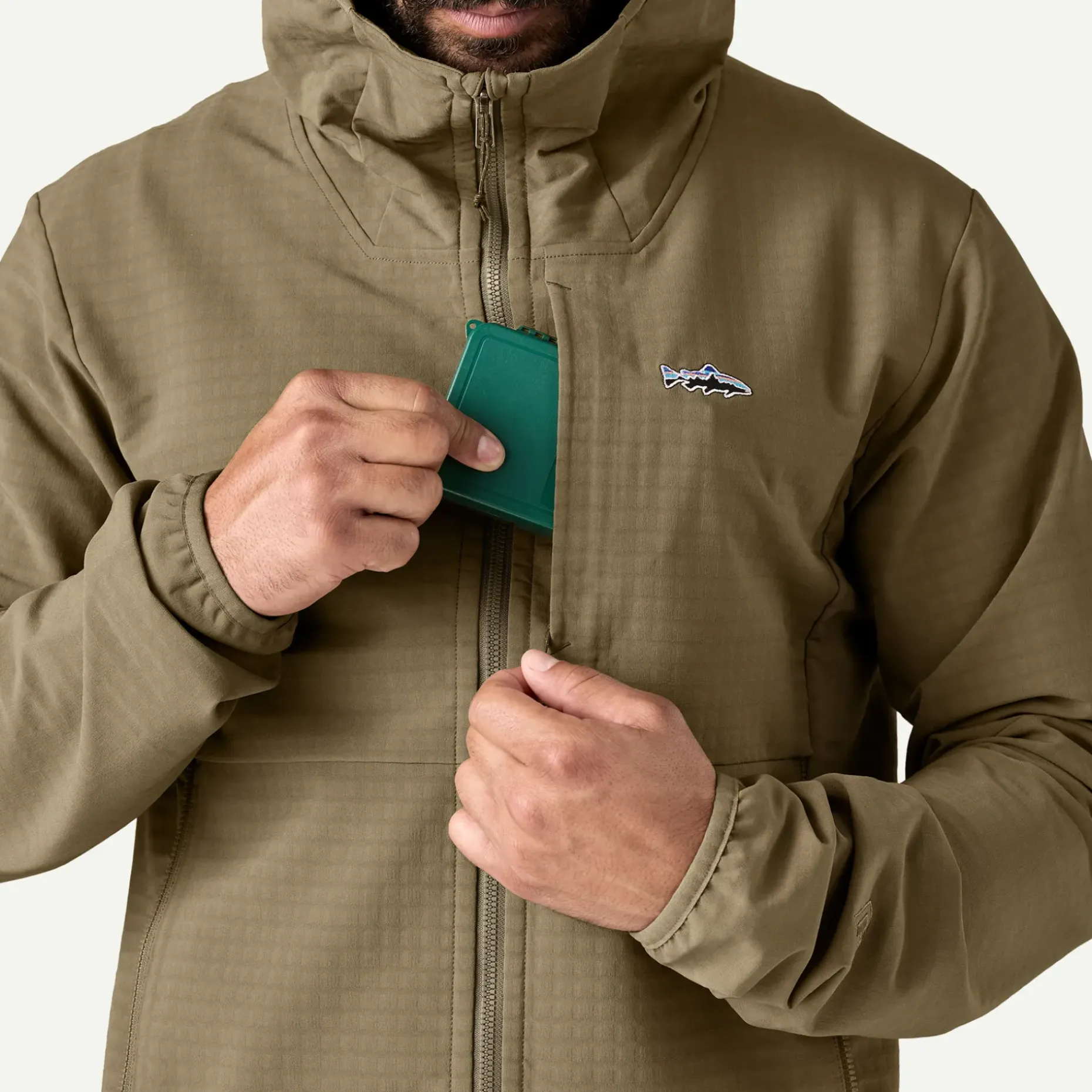 Men's R1® TechFace Fitz Roy Trout Hoody