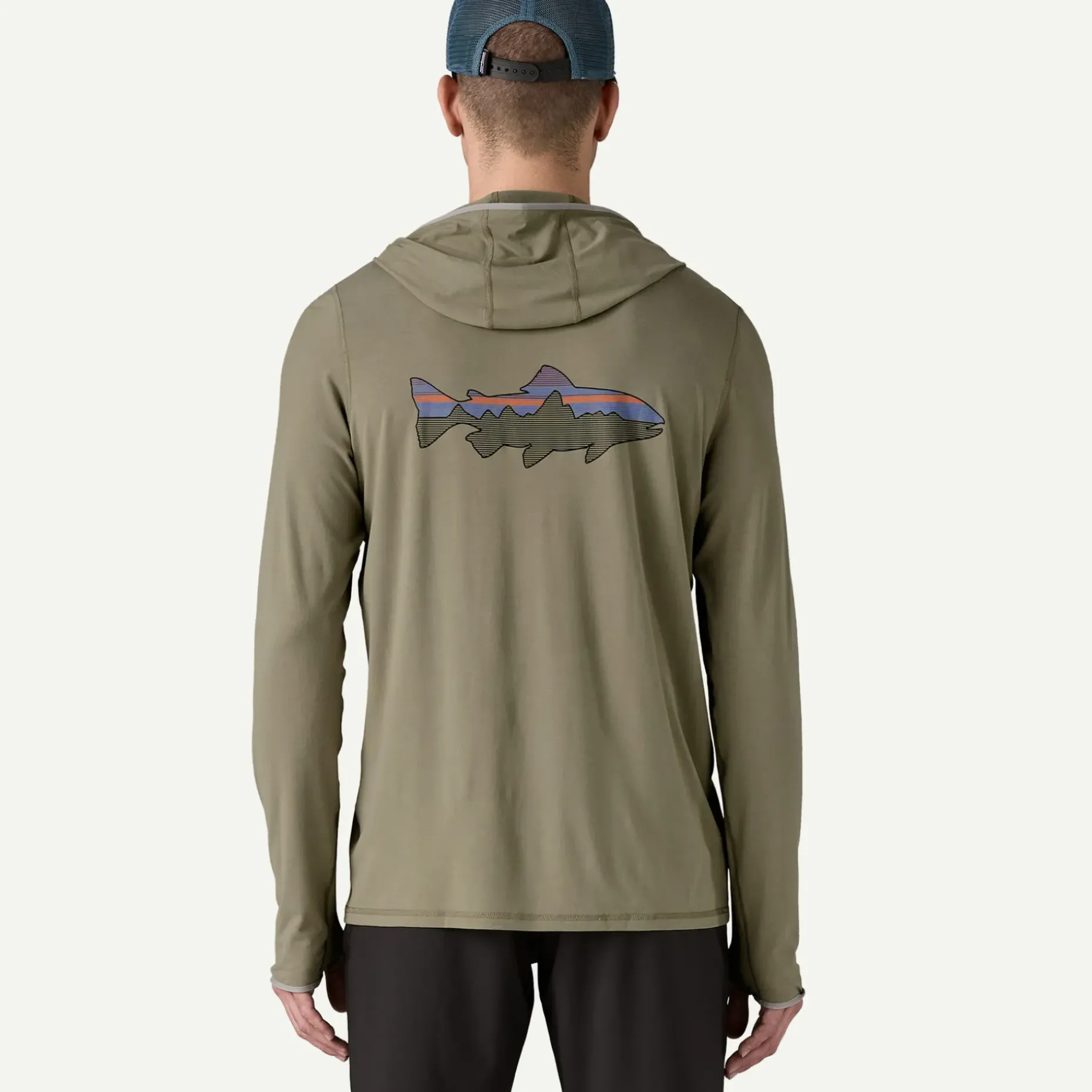 Men's Tropic Comfort Natural Graphic Sun Hoody