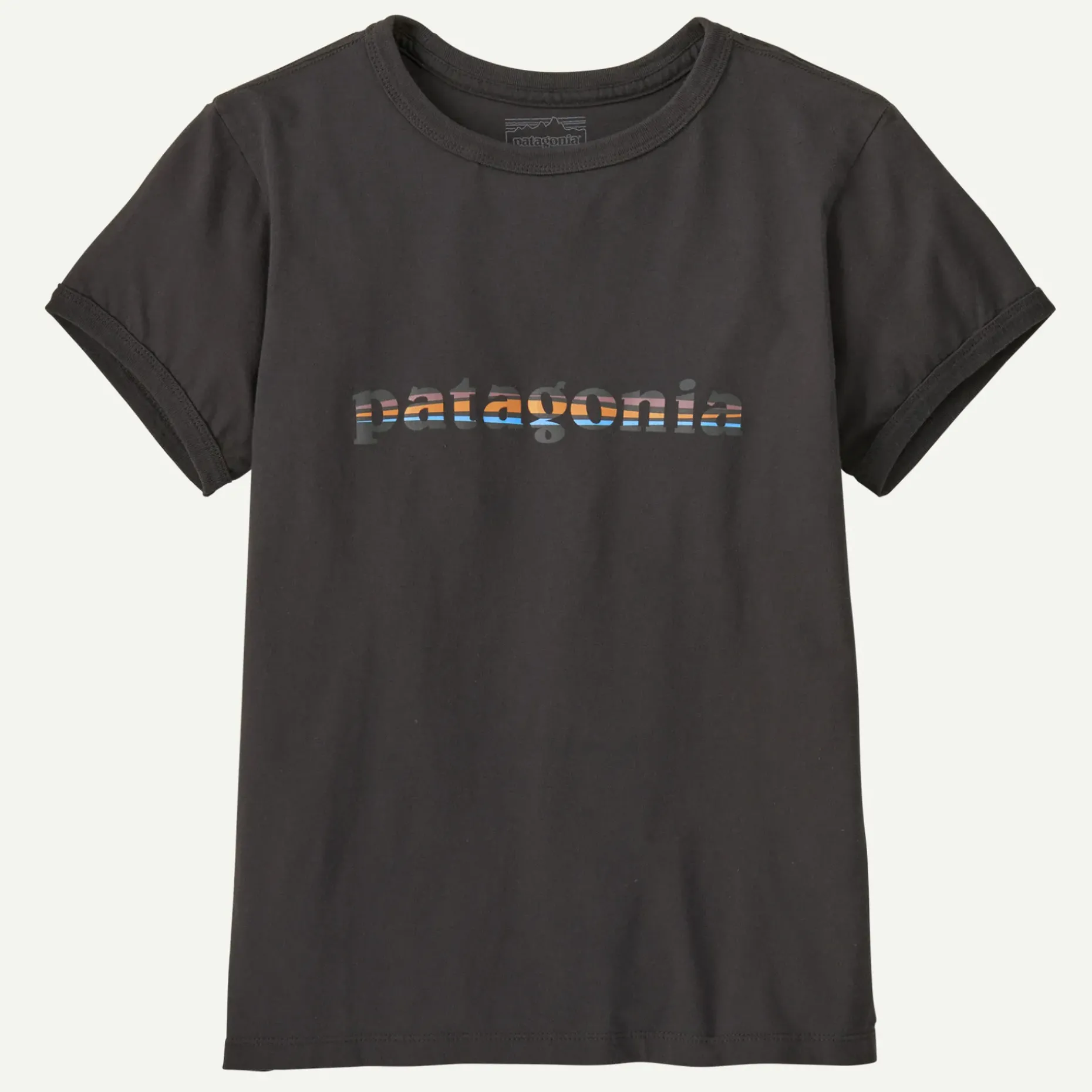 Women's '73 Text Logo Organic Ringer Tee