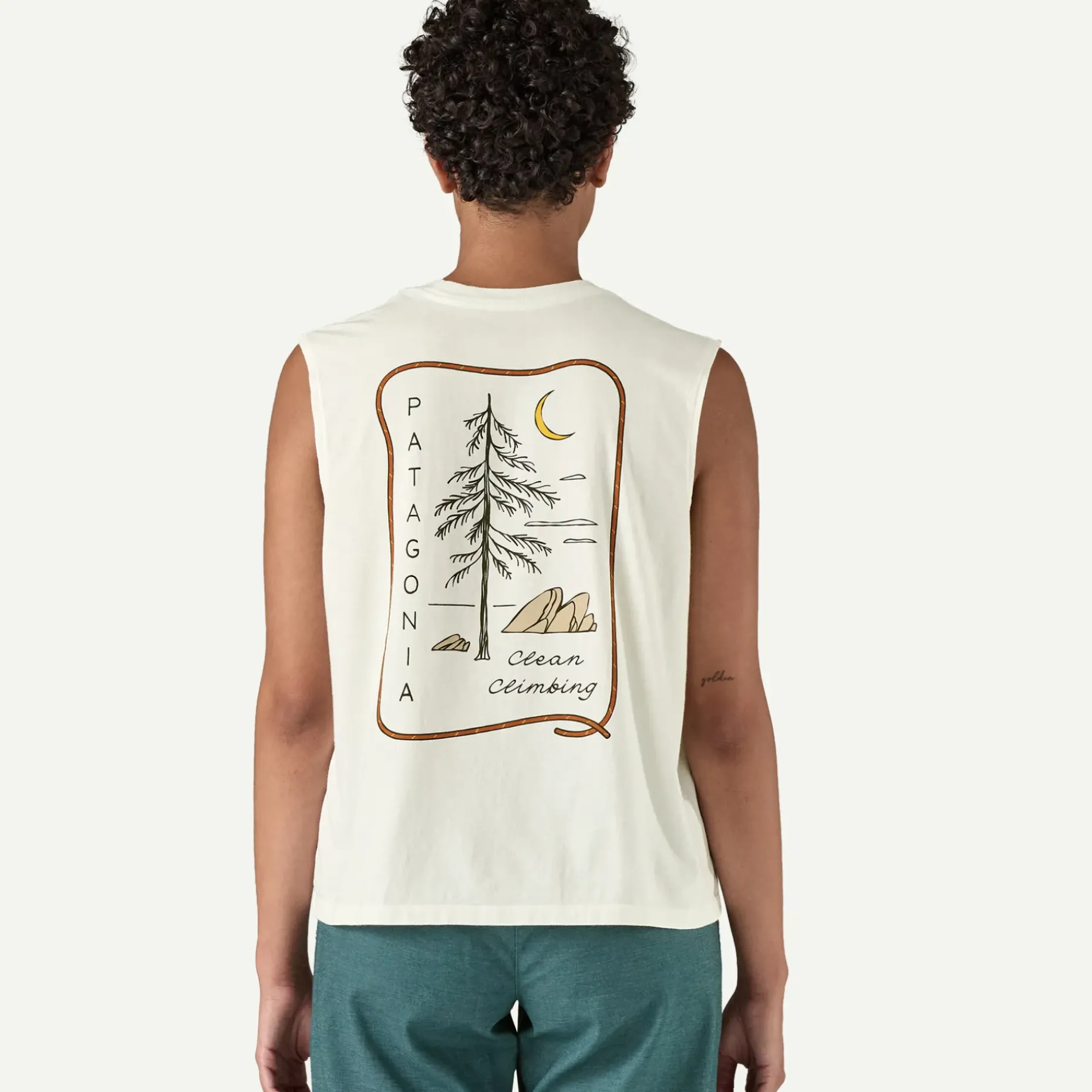 Women's Clean Climb Roots Boxy Organic Tank Top