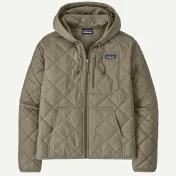 Women's Diamond Quilted Bomber Hoody