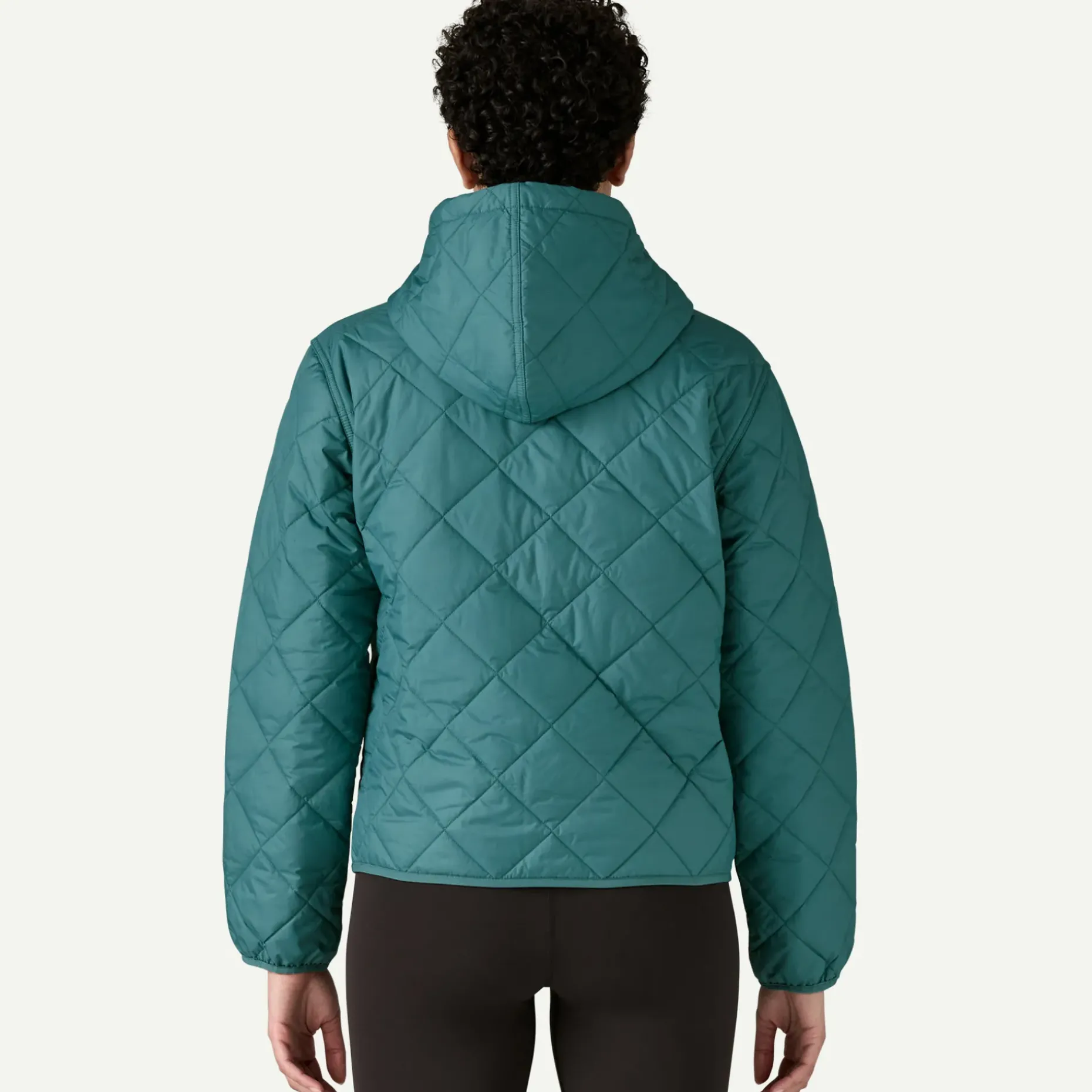 Women's Diamond Quilted Bomber Hoody