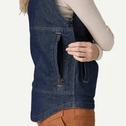 Women's Insulated Work Denim Vest
