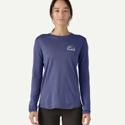 Women's Long-Sleeved Capilene&reg; Cool Merino Blend Graphic Shirt