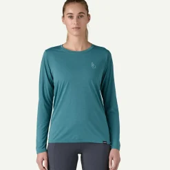 Women's Long-Sleeved Capilene&reg; Cool Daily Graphic Shirt - Waters