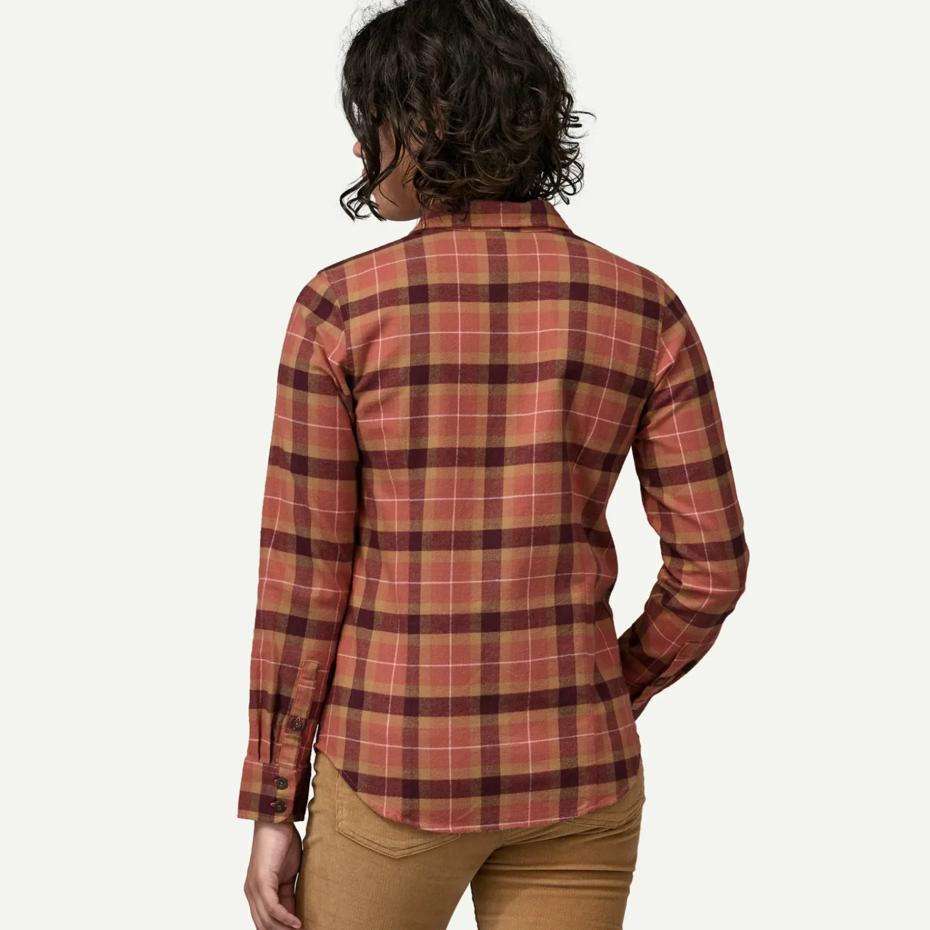 Women's Long-Sleeved Organic Cotton Midweight Fjord Flannel Shirt