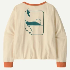 Women's Long-Sleeved Swell Drifter Easy-Cut Organic T-Shirt