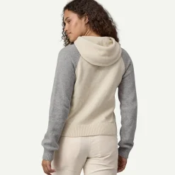 Women's Recycled Wool-Blend Hooded Pullover Sweater