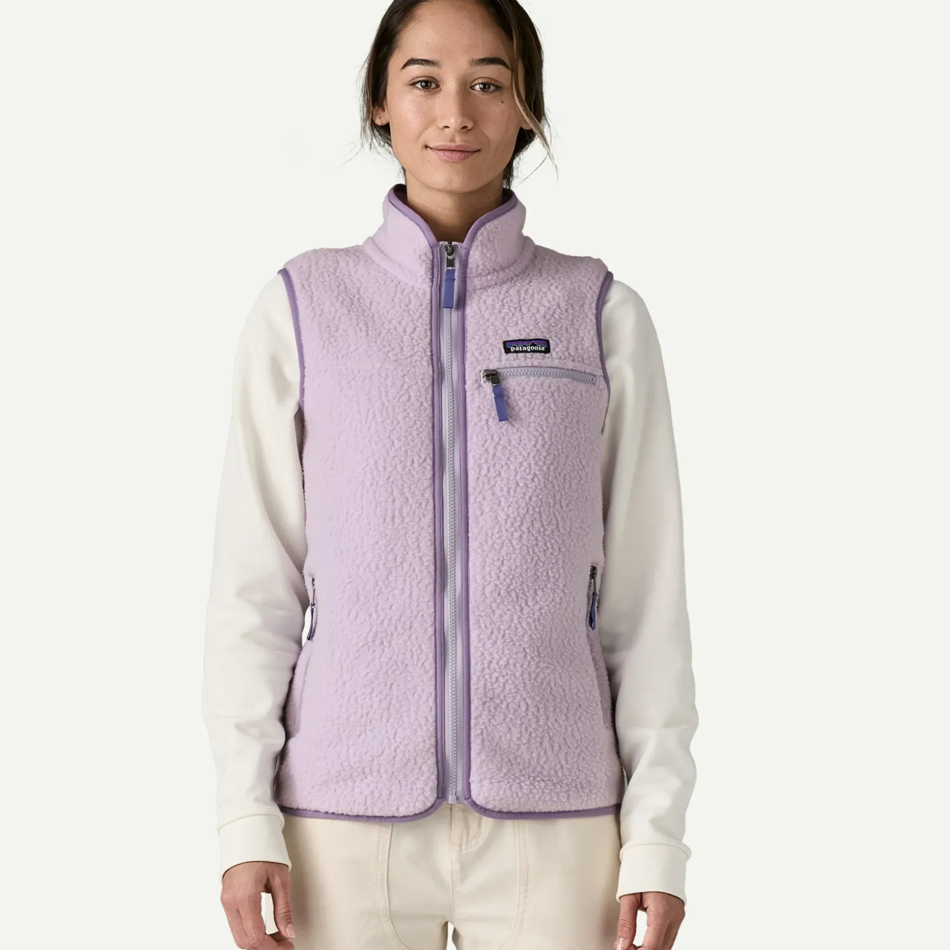 Women's Retro Pile Fleece Vest