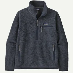 Women's Retro Pile Fleece Marsupial Pullover