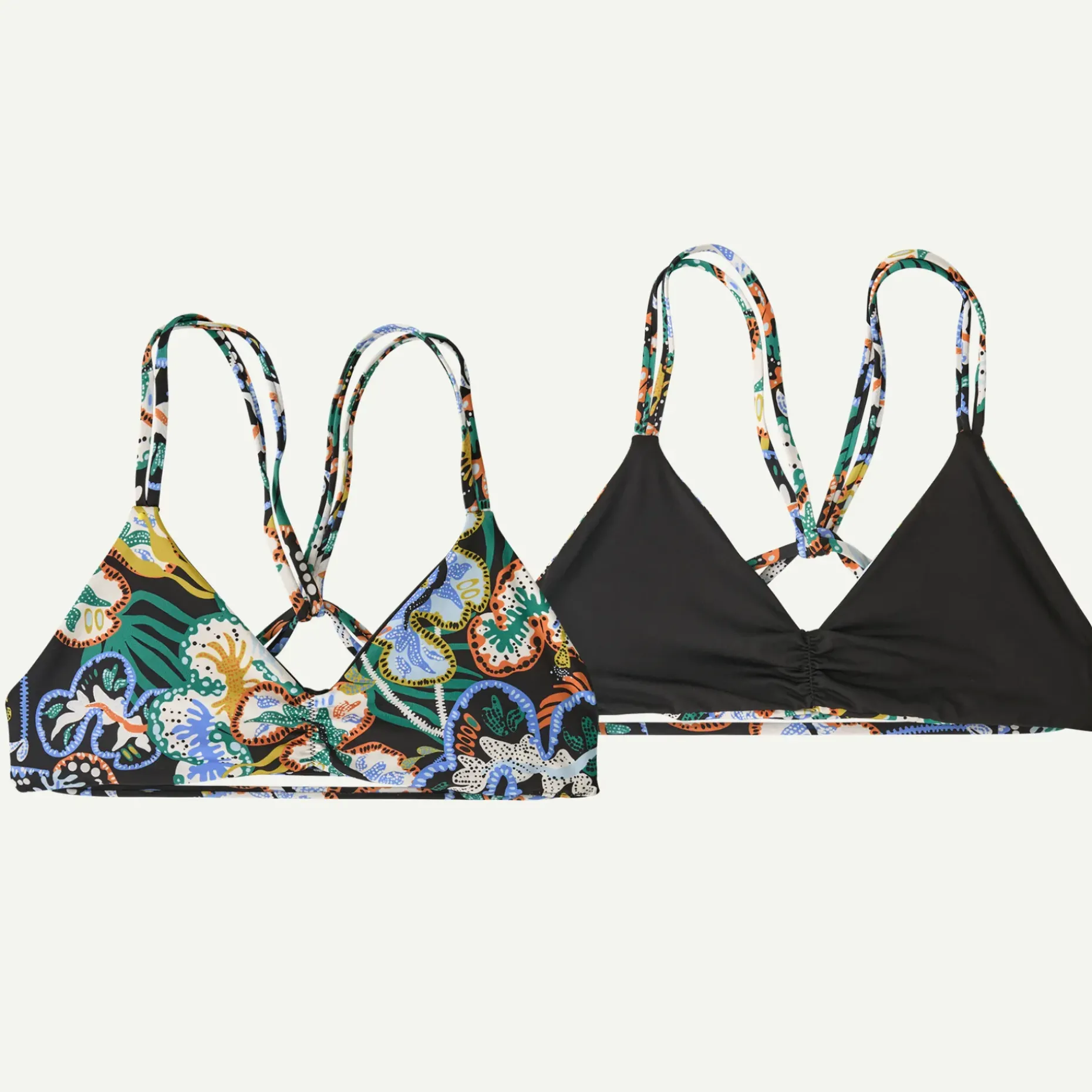Women's Reversible Seaglass Bay Bikini Top