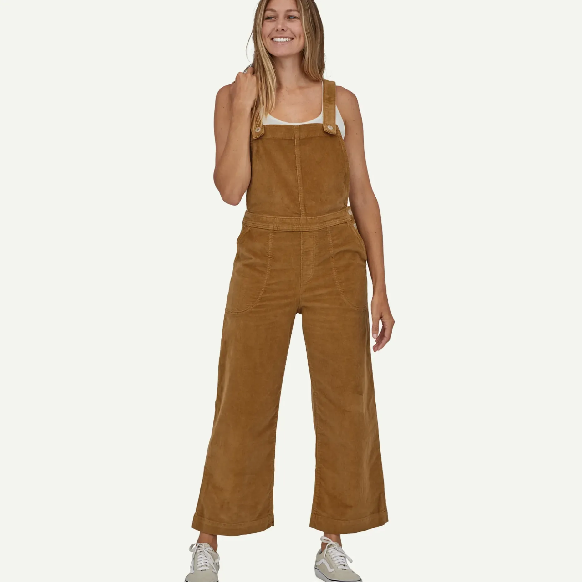 Women's Stand Up® Cropped Corduroy Overalls