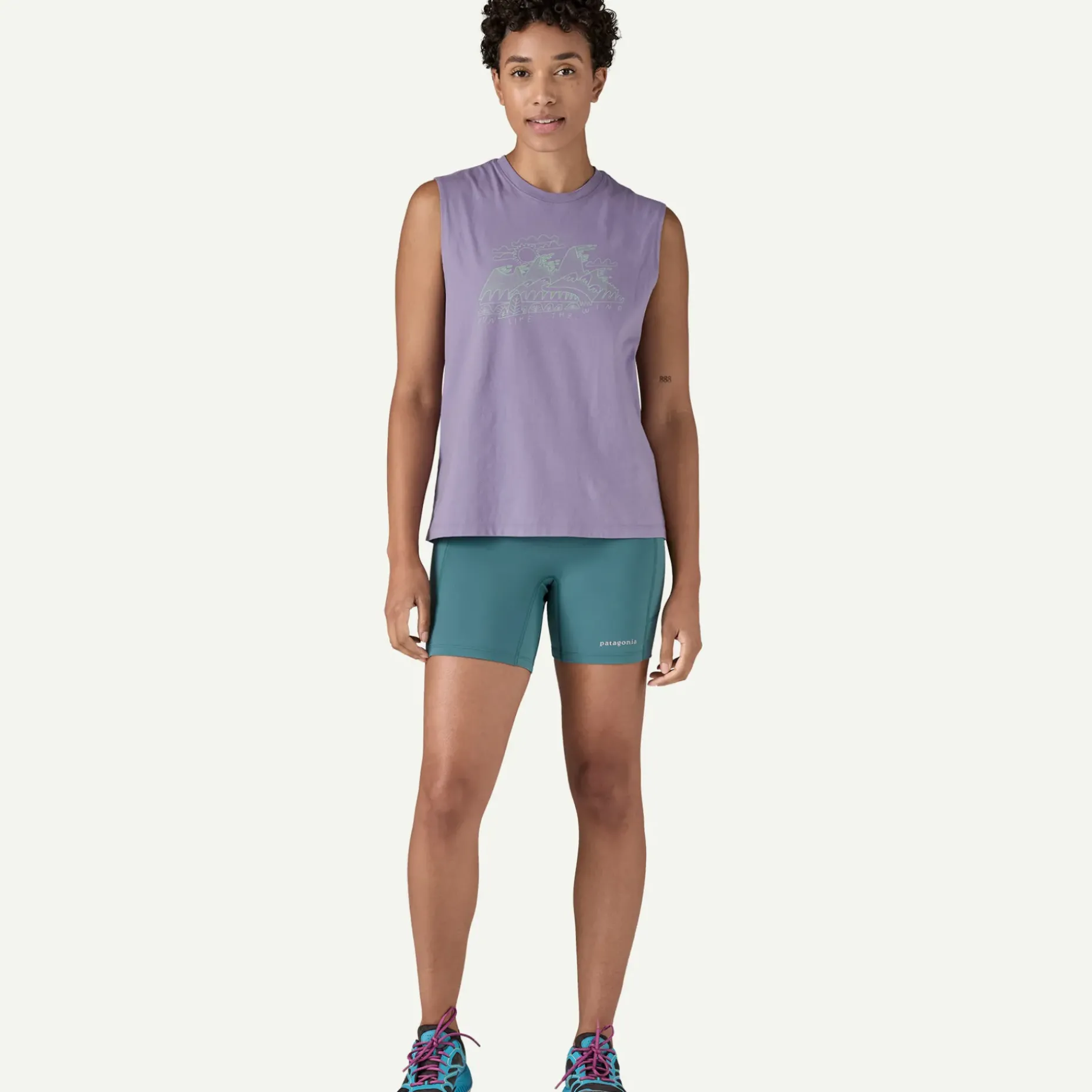Women's Wind Runner Boxy Organic Tank Top