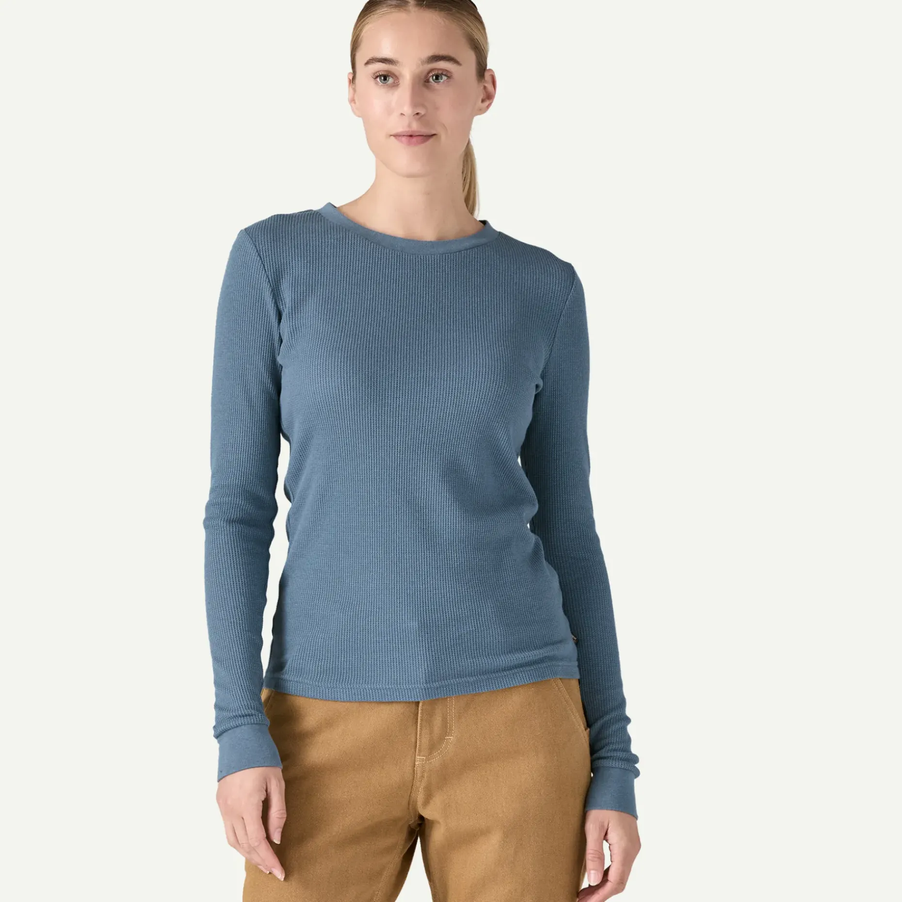 Women's Work Waffle Crewneck